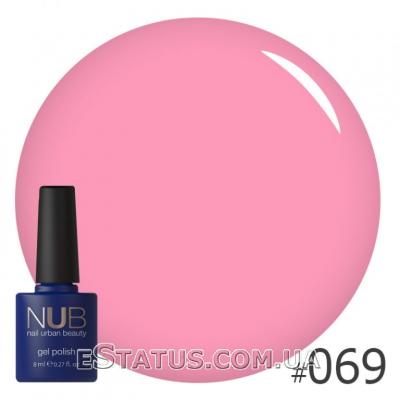 Гель-лак NUB № 069 (молочний рожевий)
