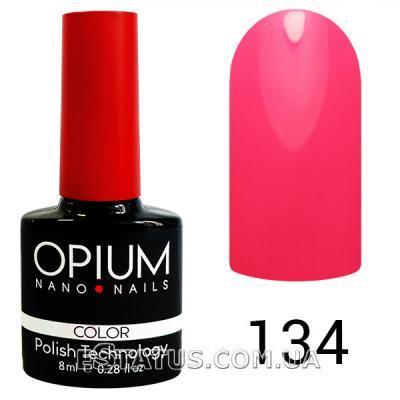 Гель-лак OPIUM №134 (рожевий для Барбі), 8 мл