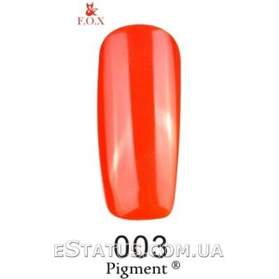 Гель лак F.O.X № 003 (кислотный оранжевий)