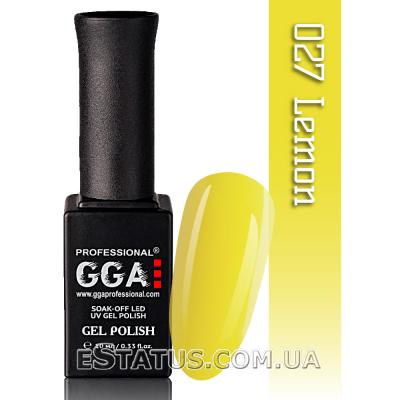 Гель лак GGA №027 (Lemon)
