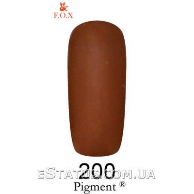 Гель лак F.O.X № 200 (імбирно-коричневий)