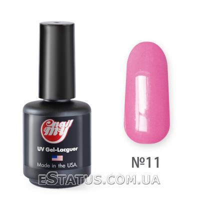 Гель лак My Nail № 011 (рожевий з бузковим відтінком, емаль), 8.5 мл