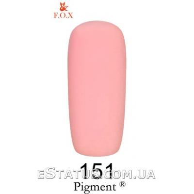 Гель лак F.O.X № 151 (розовый персик)
