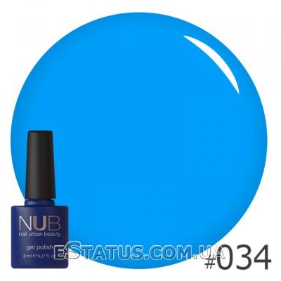 Гель-лак NUB №034 (класичний синій)