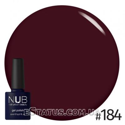 Гель-лак NUB №184 (сливове вино)