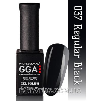 Гель лак GGA №037 (Regular Black)