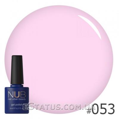 Гель-лак NUB №053 (світлий рожевий)