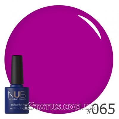 Гель-лак NUB № 065 (яркий пурпурный)