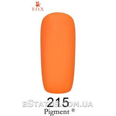 Гель лак F.O.X № 215 (мандариновий оранжевый)