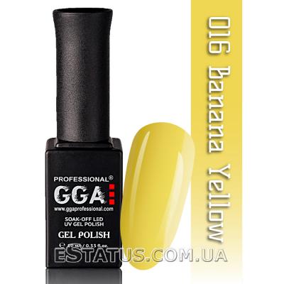Гель лак GGA №016 (Banana Yellow)