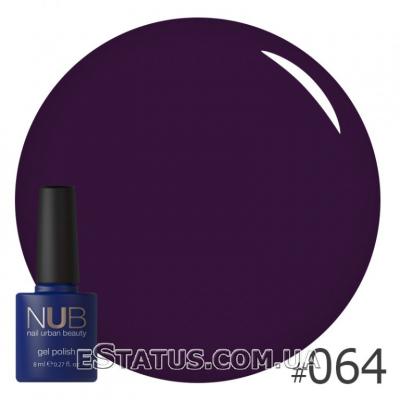 Гель-лак NUB № 064 (глубокий фиолетовый)