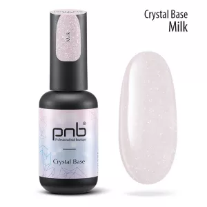 Светоотражающая база PNB Crystal Base PNB, milk (молочная), 8 мл Светоотражающая база PNB Crystal Base PNB, milk (молочная), 8 мл - Фото 1