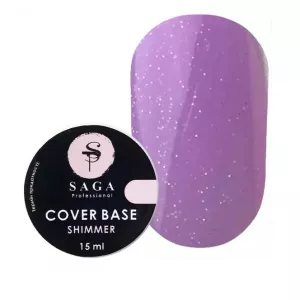 SAGA Cover Base Shimmer (з шиммером) №03, 15 мл - Фото 2