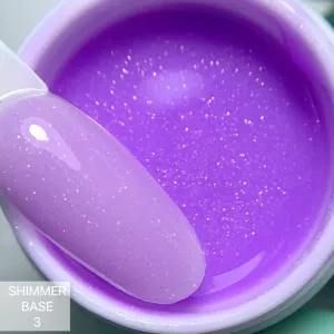 SAGA Cover Base Shimmer (з шиммером) №03, 15 мл - Фото 3