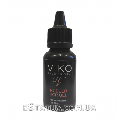 Каучуковый топ для гель лака VIKO Rubber Top, 30 мл