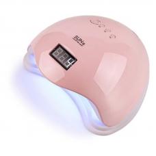 Лампа LED+UV SUN 5 48 Вт (рожева)