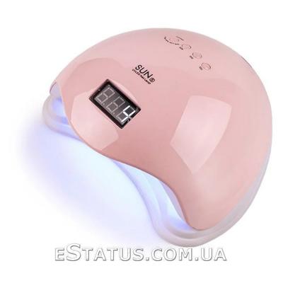 Лампа LED+UV SUN 5 48 Вт (розовая)