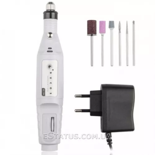 Портативный фрезер-ручка BUCOS ZS-100 WHITE на 20000 об.мин