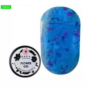 Гель SAGA Flower Fairy Gel №12 с сухоцветами, 5 мл