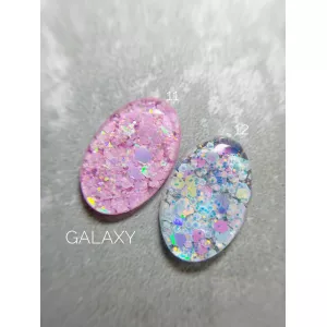 Гель Saga Galaxy glitter Gel №12, 8 мл - Фото 2
