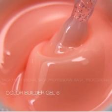 Гель для нарощування SAGA Builder Gel Color №6, 15 мл