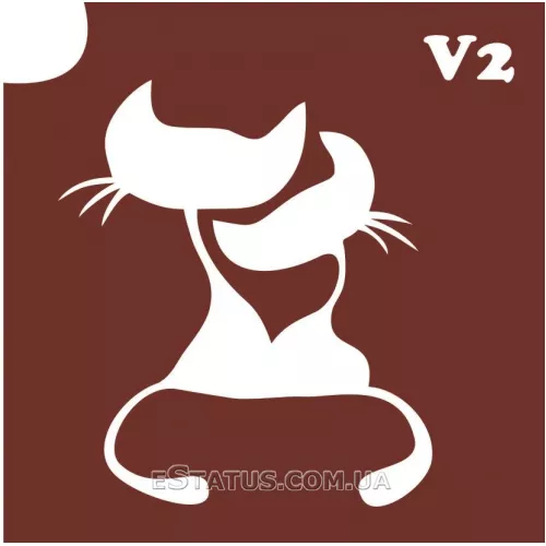 Трафарет для біотату, V 002 Трафарет для біотату, V 002