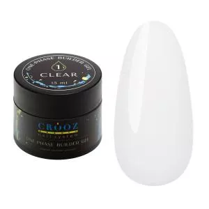 Гель для нарощування Builder Gel від ТМ Crooz №1 Clear, 15 мл