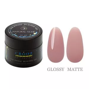 Гель для нарощування Builder Gel від ТМ Crooz №3 Natural Nude, 15 мл