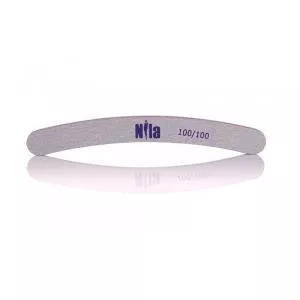  Пилочка для ногтей серая Nila Banana 100/100