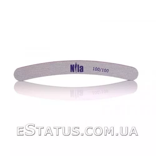 Пилочка для ногтей серая Nila Banana 100/100 Пилочка для ногтей серая Nila Banana 100/100
