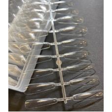 Гелевые типсы для наращивания ногтей в пластиковом контейнере (Балерина), 240 шт.