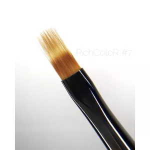 Кисть для градиента (омбре) RichColoR №7, нейлон 11 мм
