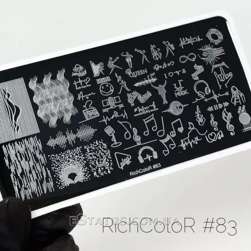 Пластина для стемпинга RR-83 Пластина для стемпинга RR-83