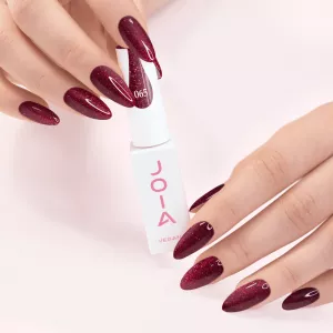 Гель-лак JOIA Vegan 065 (роскошный красный с шиммером), 6 мл