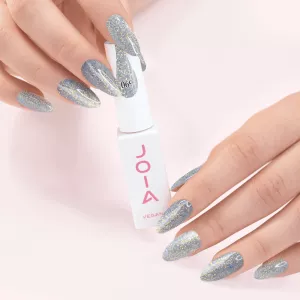 Светоотражающий гель-лак JOIA Vegan 069 (серебряный оттенок с золотистым светоотражающим эффектом), 6 мл