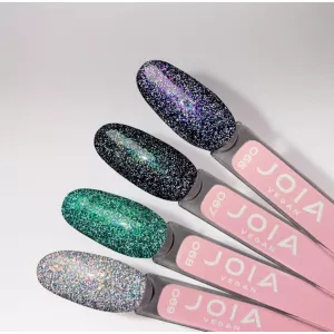 Светоотражающий гель-лак JOIA Vegan 069 (серебряный оттенок с золотистым светоотражающим эффектом), 6 мл - Фото 2