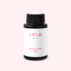 Топ для гель-лаку JOIA Vegan Aqua Gloss Top, ефект мокрого глянцю (без липкого шару), 30 мл