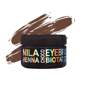 Nila Хна для бровей и биотату, шоколад, 60 г