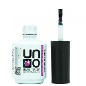 Топ без липкого слоя для гель-лака UNO Super Shine Top no sticky, 15 мл Топ без липкого слоя для гель-лака UNO Super Shine Top no sticky, 15 мл - Фото 1
