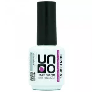 Топ без липкого слоя для гель-лака UNO Super Shine Top no sticky, 15 мл