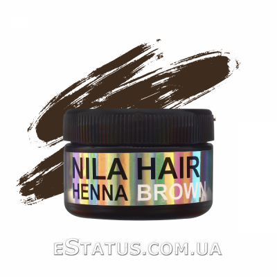 Хна для волос Nila (коричневая), 60 г
