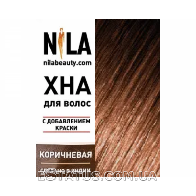 Хна для волос Nila (коричневая), 60 г