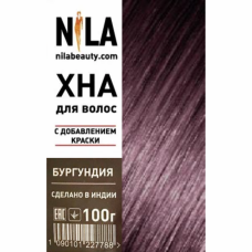 Хна для волосся Nila (бургундія), 100 г