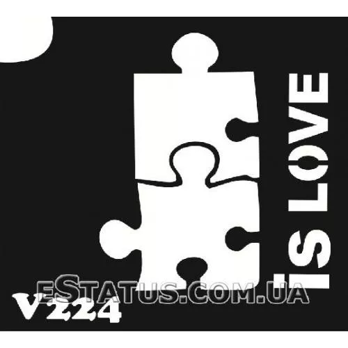 Трафарет для биотату, V 224 Трафарет для биотату, V 224
