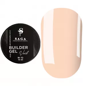 Гель для нарощування SAGA Builder Gel Veil №10,15 мл