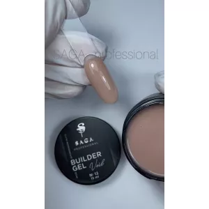 Гель для наращивания SAGA Builder Gel Veil №12,15 мл - Фото 1