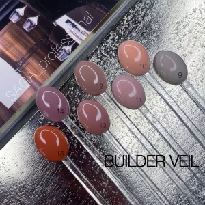 Гель для наращивания SAGA Builder Gel Veil №12,15 мл - Фото 3