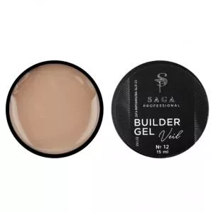 Гель для наращивания SAGA Builder Gel Veil №12,15 мл