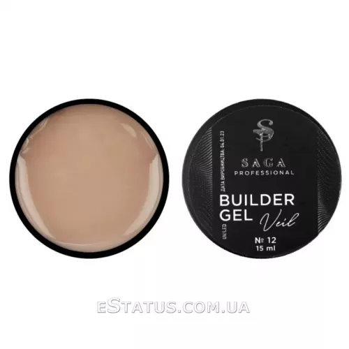 Гель для наращивания SAGA Builder Gel Veil №12,15 мл