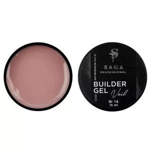 Гель для наращивания SAGA Builder Gel Veil №14,15 мл